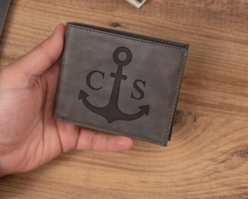 The Classic Bifold - Personalized Leather Wallet for Men
